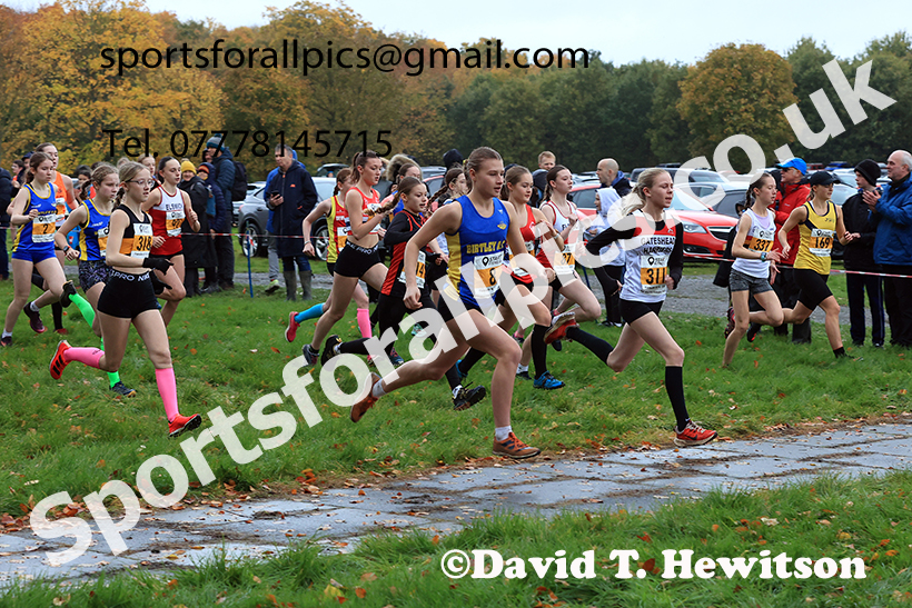 Girls under-15s 2024 Start Fitness NEHL, Lambton Park, near Chester le Street, County Durham.   Photo: David T. Hewitson/Sports for All Pics